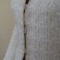 NWT LES COPAINS TWEED OFF WHITE IVORY BEIGE JACKET ITALY 42 6 8 WOMEN