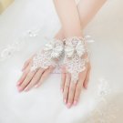 Beautiful Floral Bridal Lace Short Gloves BG0006