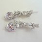 Stunning Love Heart Earrings with Cubic Zirconia Dangle Earring ER0012