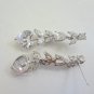 Stunning Love Heart Earrings with Cubic Zirconia Dangle Earring ER0012