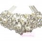 Exquisite Bridal Wedding Crystal Rhinestone Hair Comb Pearl Bridal Clip HC0003