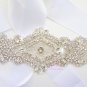 Diamond within diamond shaped Crystal Rhinestone Bridal Sash Belt SB0005