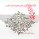 Bridal Diamond Shaped Rhinestone Brooch, Wedding Brooch, Rhinestone Brooch, Bridal brooch BR0027