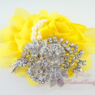 Bridal Floral Banquet Rhinestone Brooch, Wedding Brooch Jewelry, Bridal brooch BR0025