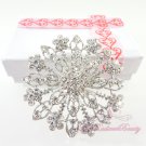 Circular Shiny Crystal Bridal Rhinestone Brooch, Wedding Brooch Jewelry, Bridal brooch BR0024