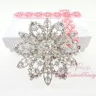 Circular Victorian Bridal Rhinestone Brooch, Wedding Brooch Jewelry, Bridal brooch BR0022