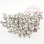 Stunning Bridal Dual Flower Floral Hair Rhinestone Comb, Wedding Comb Jewelry, Bridal Comb HC0025