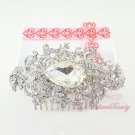 Unique Beautiful Bridal Crystal Rhinstone Hair Comb, Bridesmaid Haircomb, Bridal Comb HC0018