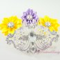 Crystal Flower Hair Comb, Rhinestone Comb, Bridal Comb, Bridesmaid Comb, Wedding Comb HC0016