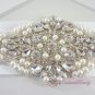 Bridal Sash Belt, Beaded Sash With Pearl and Sparkly Rhinestone, Luxurious Sash, Wedding Sash SB0012