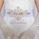 Vintage Rhinestone Bridal Sash Belt, Beaded Sash, Luxurious Sash, Wedding Sash SB0011