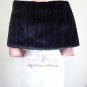 Bridal Black Faux Fur Mink Wrap, Wedding Stole, Bridal Wrap MW108-BLK