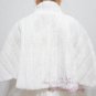 Bridal White Faux Fur Mink Cape, Wedding Stole, Bridal Cape MC108-WHI