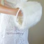 Bridal Ivory Faux Fur Hand Muff, Wedding Hand Warmer, Bridal Handmuff HM108-IVY
