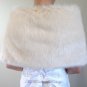 Bridal Champagne Faux Fur Wrap, Wedding Stole, Bridal Wrap FW108-CPN