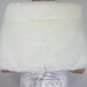 Bridal Ivory Faux Fur Stole, Wedding Wrap, Bridal Stole FS108-IVYs