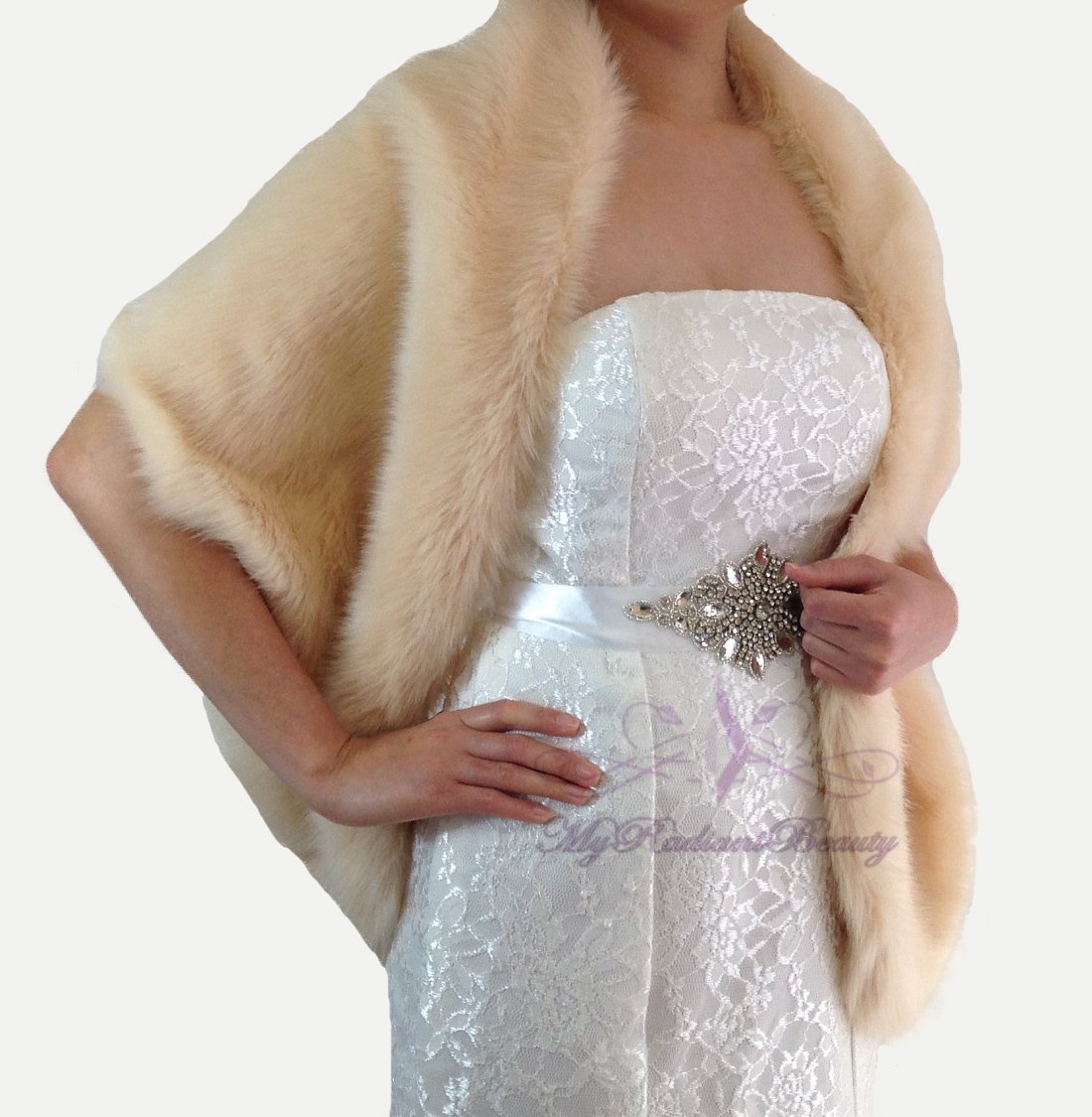 bridal-champagne-faux-fur-long-wrap-wedding-wrap-bridal-stole-62-lw108-cpn