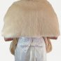 Bridal Champagne Faux Fur Long Wrap, Wedding Wrap, Bridal Stole 62" LW108-CPN