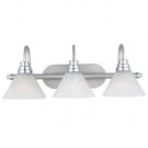 Quoizel AO8603MN Astoria 3 Light Bathroom Vanity Beautiful in Millenia finish