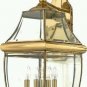 Quoizel Lighting NY8339B Newbury 4 Light Outdoor Wall Light In Polished Brass