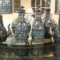 *BUNDLE* 100% Handmade & Handpainted Ceramic Decorative Teapots & Rosewater Jars