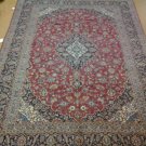 10X14 AUTHENTIC HANDKNOTTED PERSIAN KASHAN RUG SIGNED PIECE ABSOLUTELY GORGEOUS