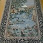 4x6 Authentic Signed Piece Handknotted Persian Esfahan Silk Foundation+Highlight
