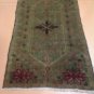 3x6 Authentic Handmade Handknotted Antique Turkish Kazak Rug Circa 1910