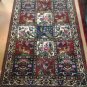 3x5 HANDMADE HANDKNOTTED AUTHENTIC PERSIAN BAKHTIARI SAMAN 4 SEASONS DESIGN RUG