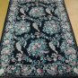 4x6 Authentic Highly Decorative Handmade Sino-Persian Savonnerie Design Area Rug