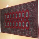 3 x 5 AUTHENTIC 100% HAND KNOTTED ROYAL BOKARA BOKHARA ELEPHANT FOOT PATTERN RUG