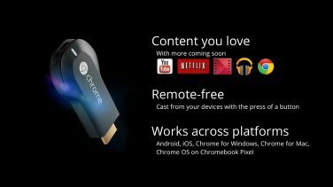 Google Chromecast HDMI Streaming Media Player