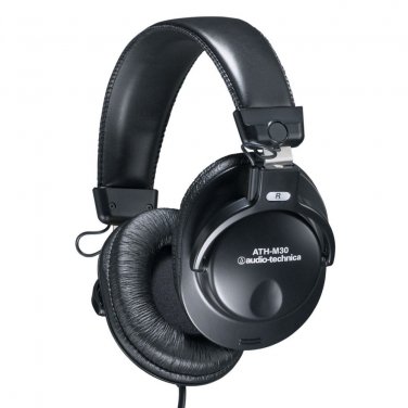 Audio-Technica ATH-M30 Professional Studio Monitor Closed-back Dynamic Stereo Headphones