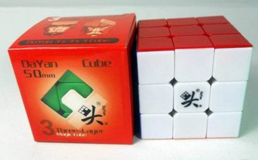 Professional high-speed DaYan Zhanchi V5 Stickerless 3x3x3 Color red Speed Cube