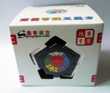 Mouse over image to zoom  Details about  Black Extreme Smooth Shengshou 12 Sided Megaminx Magic Cube