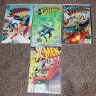 3 VF Superman & 1 VF X-Men Comics!