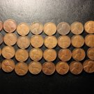 32 Wheat Pennies 1909 - 1957
