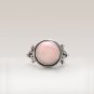 Natural Pink Opal Gemstone Handmade Ring in 925 Sterling Silver