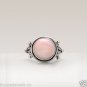 Natural Pink Opal Gemstone Handmade Ring in 925 Sterling Silver