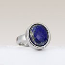 925 Sterling Silver Natural Lapis Lazuli Gemstone Handcrafted Ring