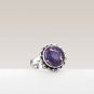 925 Sterling Silver Purple Mohave Turquoise Artisan Handcrafted Ring