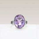 925 Sterling Silver Brazilian Amethyst Ring