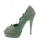 HOT SEXY!! JEFFREY CAMPBELL TURNER 2 PLATFORM PUMPS BEIGE SIZE  New $174 Deal!