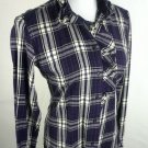 NWT LRL RALPH LAUREN JEANS CO. XS PLAID DRESS SHIRT SOFTEST COTTON EVER! NEW $89