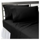 1000TC SOLID BLACK COLOR SHEET SET-100% EGYPTIAN COTTON