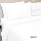 1000TC SOLID WHITE COLOR SHEET SET-100% EGYPTIAN COTTON