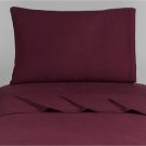 1000TC SOLID FLAT SHEET & BURGUNDY COLOR - 100% EGYPTIAN COTTON