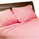 1000TC SOLID FLAT SHEET & PINK COLOR - 100% EGYPTIAN COTTON