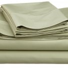 1000TC SOLID FLAT SHEET & SAGE COLOR - 100% EGYPTIAN COTTON