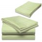 1000TC STRIPE FLAT SHEET & SAGE COLOR - 100% EGYPTIAN COTTON